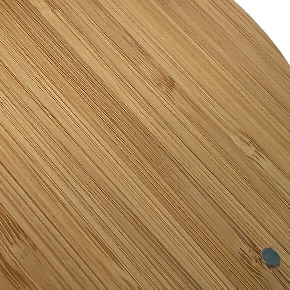 Totally Bamboo Salt & Pepper Double Bowl Storage Box Keeper Magnetic Swivel Top - Picture 11 of 16